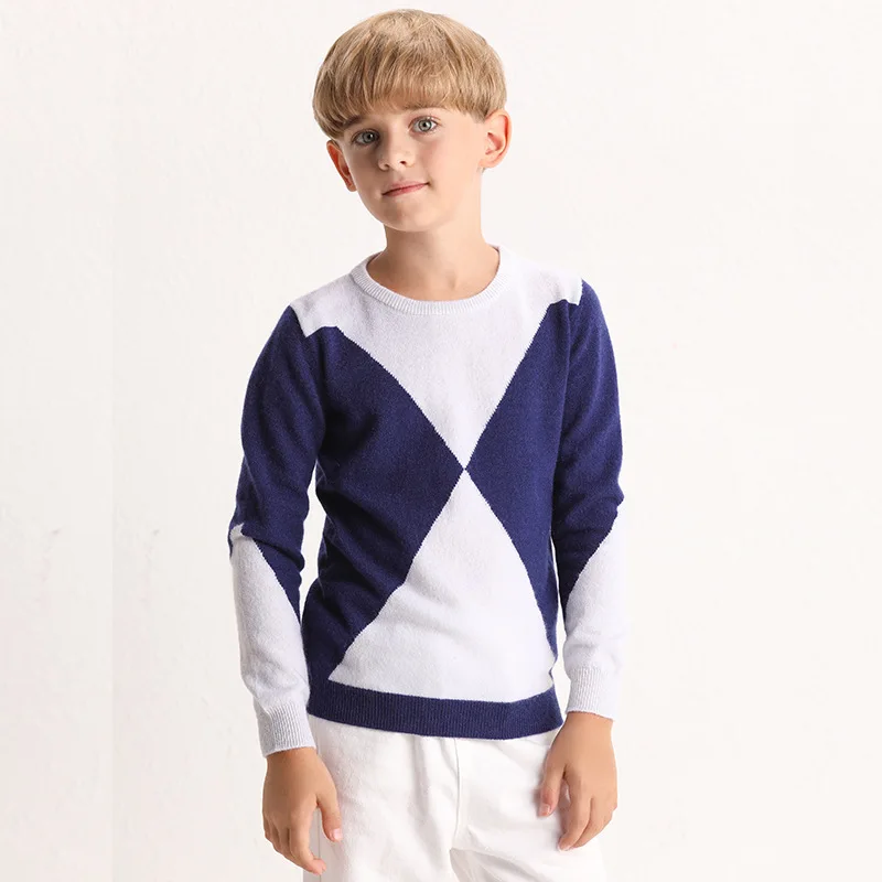 

Autumn And Winter Kids' Sweater New Style Mixed Colors Children Mountain Cashmere Sweater Big Boy Men And Women Children Crew Ne
