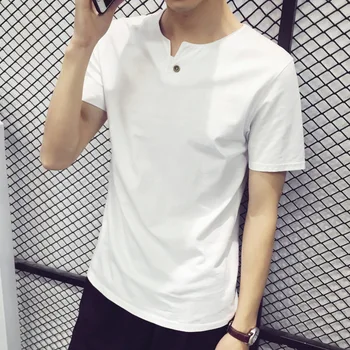 

2020 Good Quality men fashion tshirts summer Colorful color O Neck casual men plus size tops tees