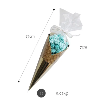 Blue SWEETGO искусственный марлина фасоли мороженое шишка, украшение эмулировать питание десерт модель, выполненная из глины витрина фотографии инструменты плюсы - Цвет: Blue