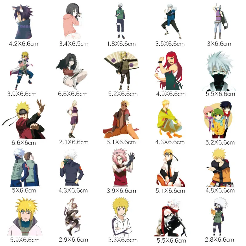100 шт./лот Японские Аниме Наруто наклейки Sasuke мультфильм для сноуборда ноутбука