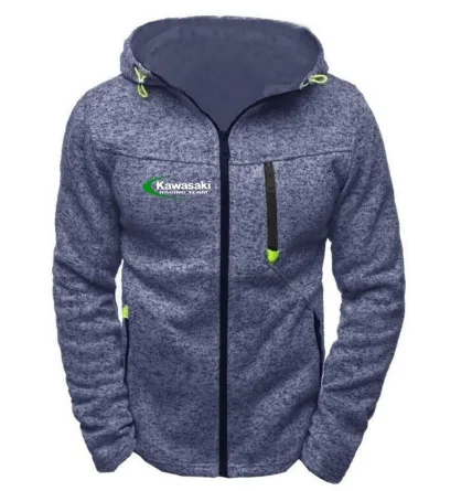 Брендовые зимние Мотокросс гоночная мотоциклетная одежда kawasaki пуловер с рыцарем пальто Kawasaki кошачьих ушек; повседневные толстовки с капюшоном