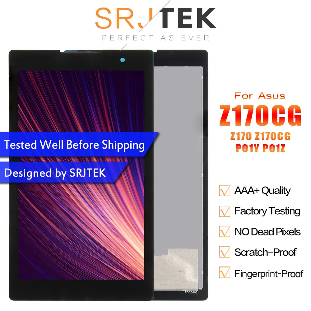 Оригинальный Для Asus ZenPad c 7.0 Z170 z170cg p01y ЖК дисплей + Сенсорный экран планшета