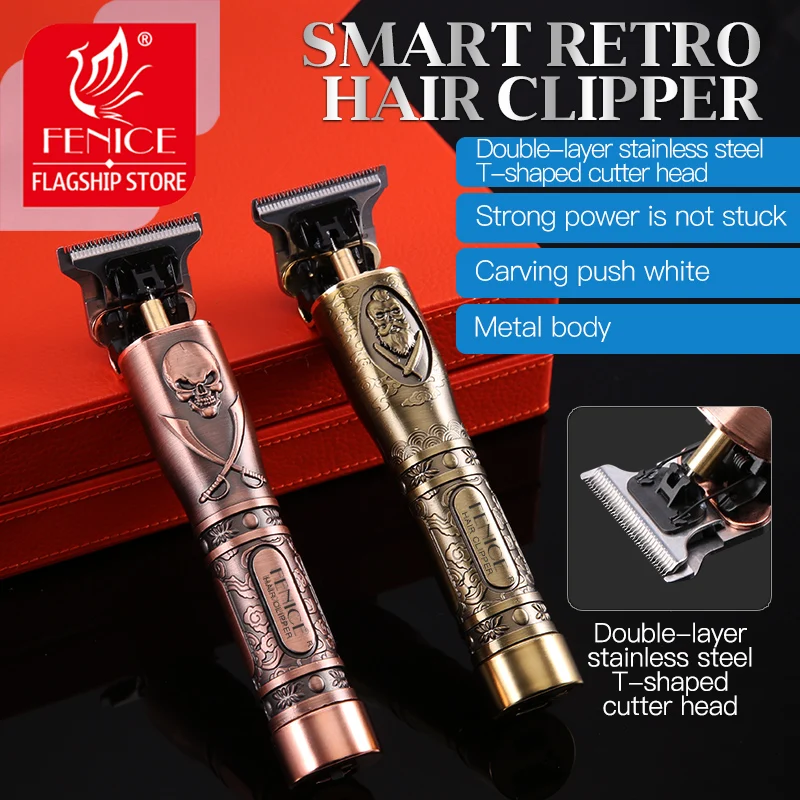 Fenice Professional Hair Clippers Mute Household Hair Salon Hair Stylist Special Rechargeable Hair Clipper