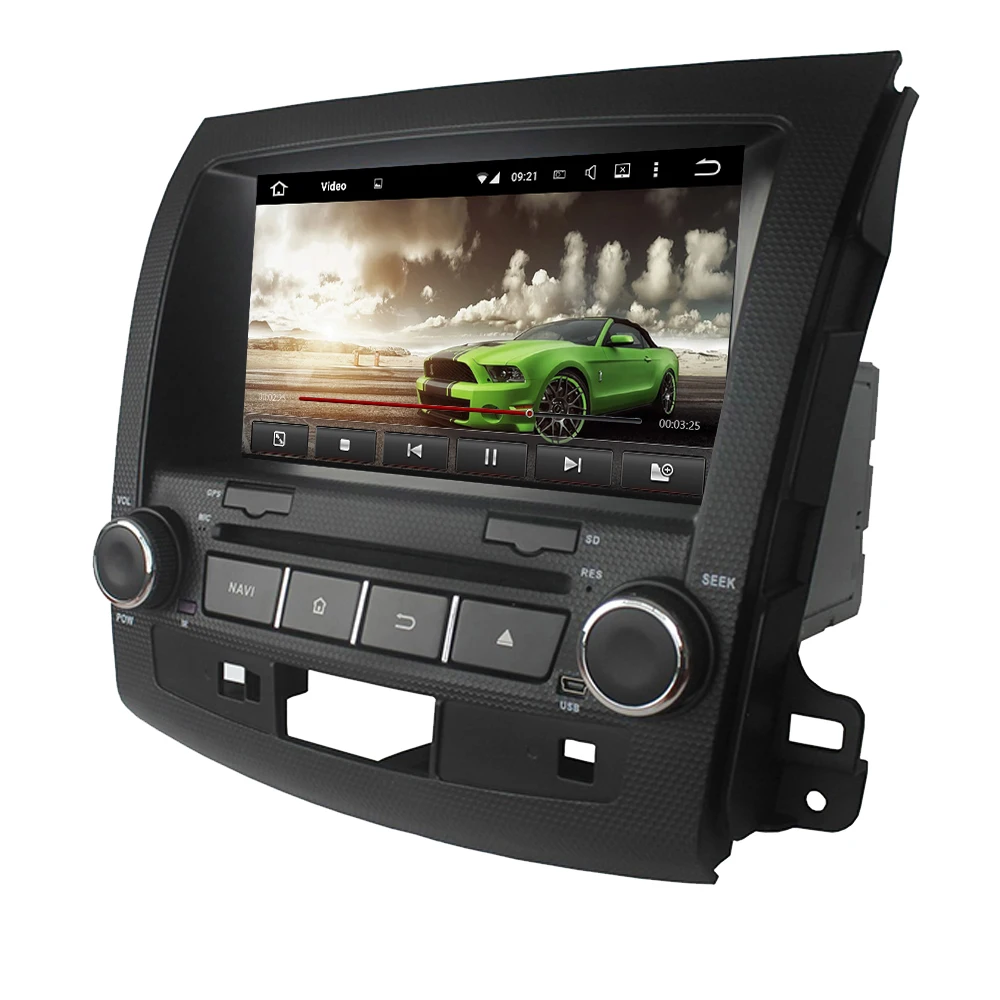 8 &quot8 ядер Android 9 0 автомобильное радио для MITSUBISHI Outlander 2006 2012 dvd плеер 4 + 64 Гб