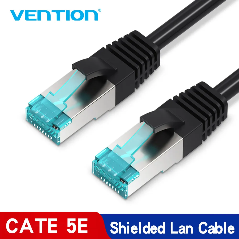 Кабель RJ45 Ethernet CAT 5 0 75 м 1 м 1 5 м 2 м 30 м Vention FTP для подключения PS2 ПК маршрутизатора