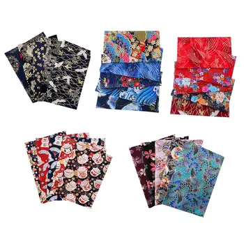 

20*25cm Fabric Cotton Printed Fabrics Flower Pattern Japan Style Fabric Crafts patchwork DIY Sewing Material Doll Cloth tissue