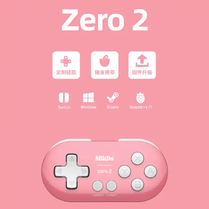8bitdo Zero 2 Bluetooth Gamepad For Nintendo Switch Windows Android Macos For Raspberry Pi 2b 3b 3b 4b Zero Zero W Zero Wh Gamepads Aliexpress