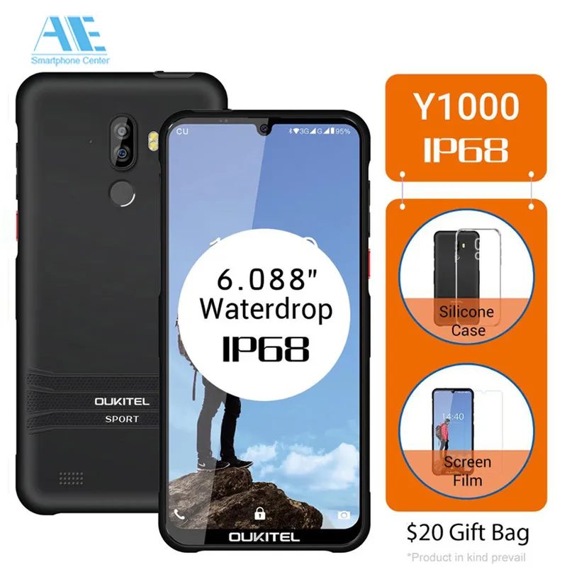 OUKITEL Y1000 смартфон экран 6 08 дюйма Android 19 5 2 Гб ОЗУ 32 ПЗУ|Смартфоны| |
