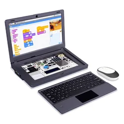 Elecrow tela crowpi2 de 11.6x1920, tela ips com resolução lcd, 4 peças, programação, faça você mesmo, plataforma para aprendizado, laptop para crianças e adultos