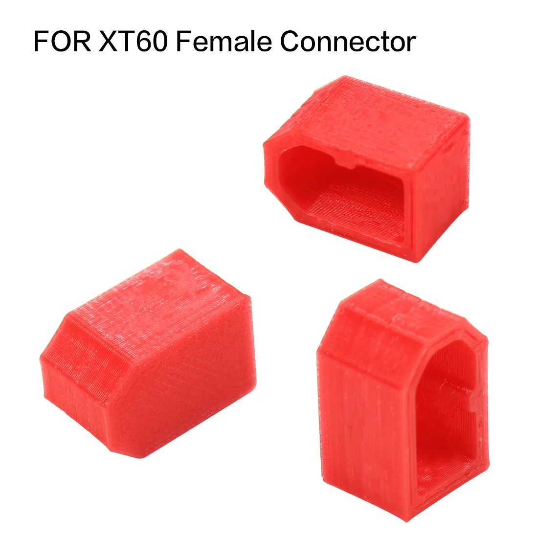 HONG YI-HAT 3D Printed TPU Male Female Protection Shell Housing Case Plug Protector Cap Cover For AMASS XT60 XT90 Plug DIY FPV Drone Drone Spare Parts Color : TPU XT60 Plug Cap 