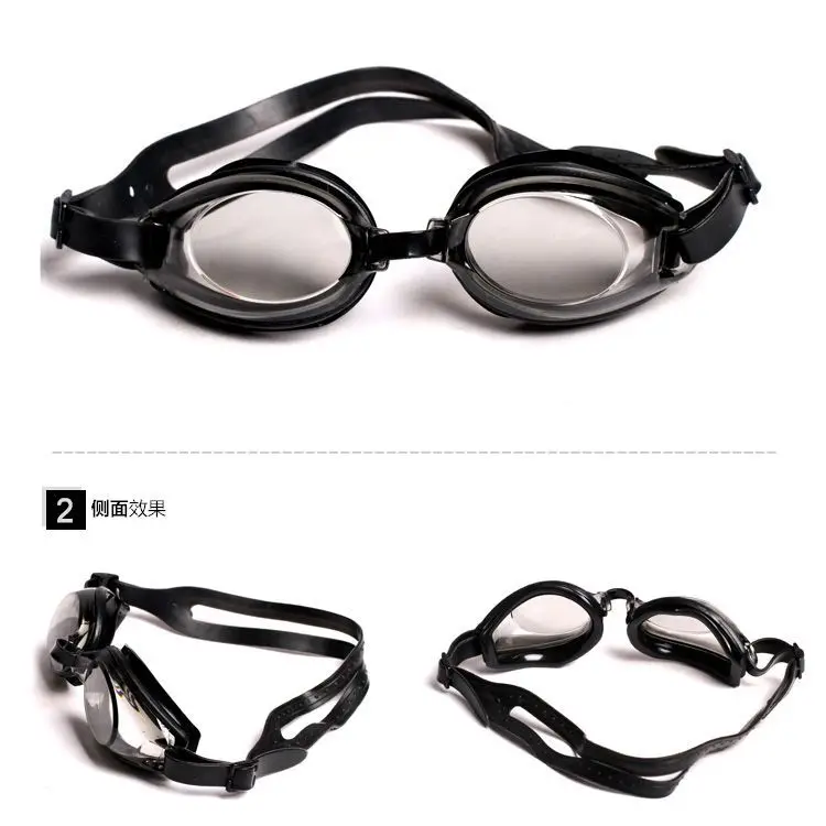 

2019 Swimming Glasses New Style Industry Frame Plain Glass High-definition Anti-fog Adult for Both Men And Women Waterproof New