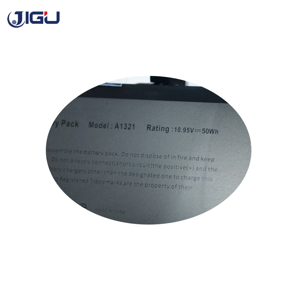 JIGU аккумулятор для ноутбука Apple для MacBook Pro A1321 Pro 1" MB985CH/A 15 Inchhigh емкость, 10,95 в 73WH