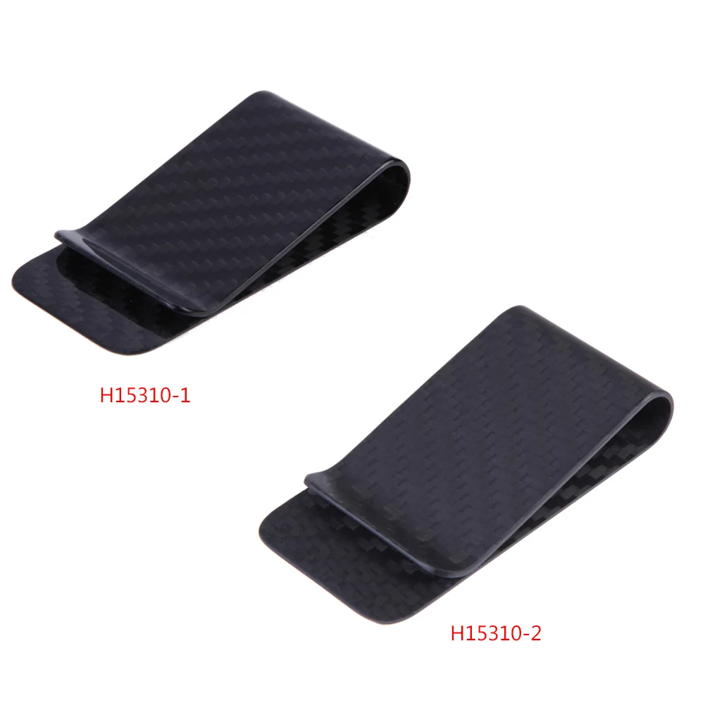 Hot New Real Carbon Fiber Money Clip Business Card Credit Card Cash Clip Wallet Polished and Matte for Options