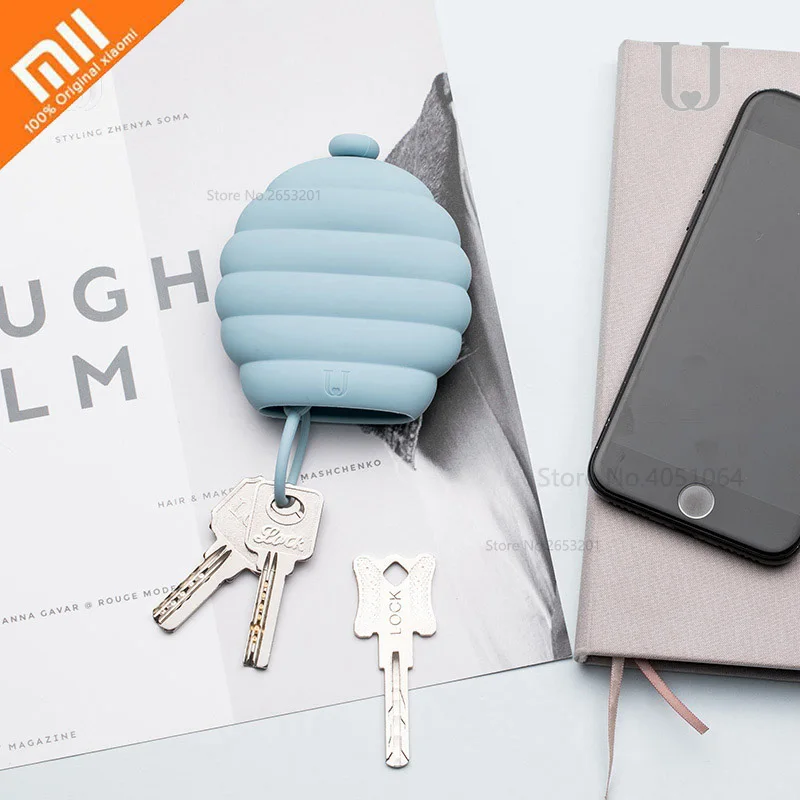 

Xiaomi Jordanjudy Honey Pot Silicone Key Bag Large Capacity Cartoon Multi-Function Drawstring Keychain Portable Key Case Mi Home