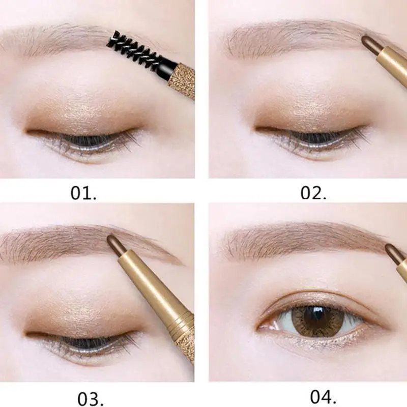 Microblading набор ручек для бровей с картой для бровей карандаш для татуировки стойкий Профессиональный тонкий эскиз жидкий карандаш для бровей