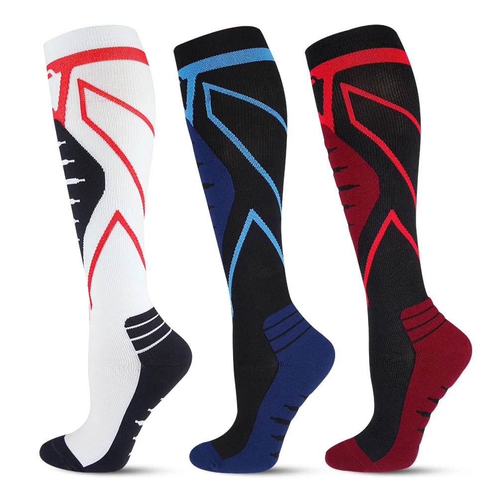 

Unisex Compression Stockings Cycling Socks Fit For Edema, Diabetes, Varicose Veins, Running Marathon Socks
