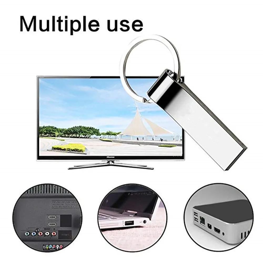 Usb флеш накопитель металлический водонепроницаемый с интерфейсом Type C 2 0 32 16 8 4 ГБ