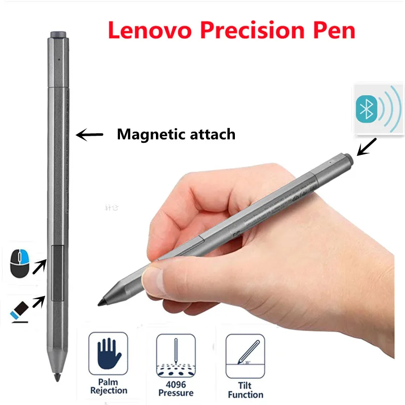 Lenovo Ideapad C340-14IWL 14 Broonel Silver Mini Fine Point Digital Active Stylus Pen Compatible with The Lenovo IdeaPad C340 14 Inch 