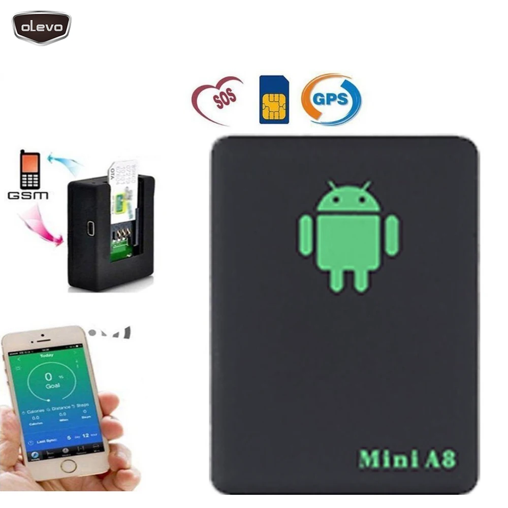 Мини трекер MiNiA8 GF21 GPS локатор кнопка SOS голосовое управление портативный