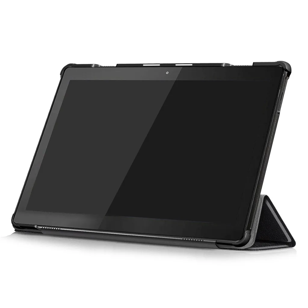 Чехол для планшета lenovo Tab M10 10,1 дюймов TB-X605F/L Tri-Fold PU + кожаный чехол-подставка для lenovo Tab M10 10,1 "TB-X605F funda