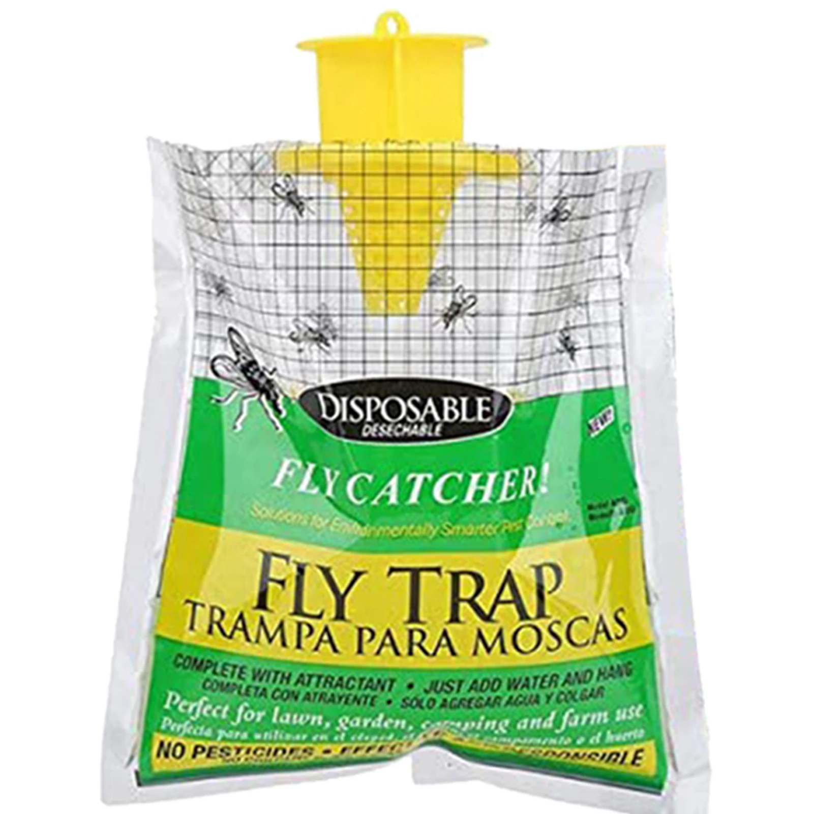 Fly Trap Bags Fly Catcher Insect Trap Hanging Bait Bag Catcher for Outdoor Garden Pest fly trap bag