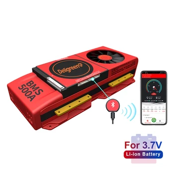 

13S 300A Li-ion Smart BMS 14S 400A 16S 500A for 3.7V rated lithium BMS with Fan UART Bluetooth 12V 24V 36V for electric vehicle