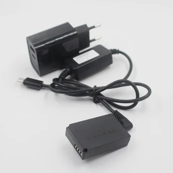 

PD Adapter USB C Cable Fit Power Bank LP-E12 DR-E12 DC Coupler ACK-E12 for Canon EOS-M M2 M10 M50 M100 Digital Cameras