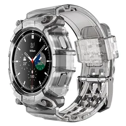 Rugged Protective Watch Cover with Strap Bands - SUPCASE UB Pro (Frost Black)