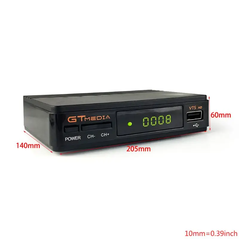DVB-S2 Freesat V7 hd с USB wifi FTA ТВ-ресивер gtmedia v7s hd power by freesat поддержка Европы cline сетевой обмен LX9A