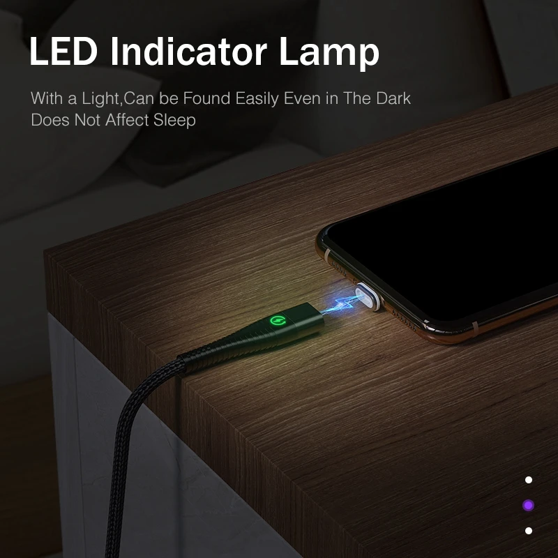 Магнитный кабель YKZ типа C, кабель Micro USB для iPhone X, samsung, Xiaomi, 3A, кабель для быстрой зарядки, кабель type-c, магнитный кабель для передачи данных