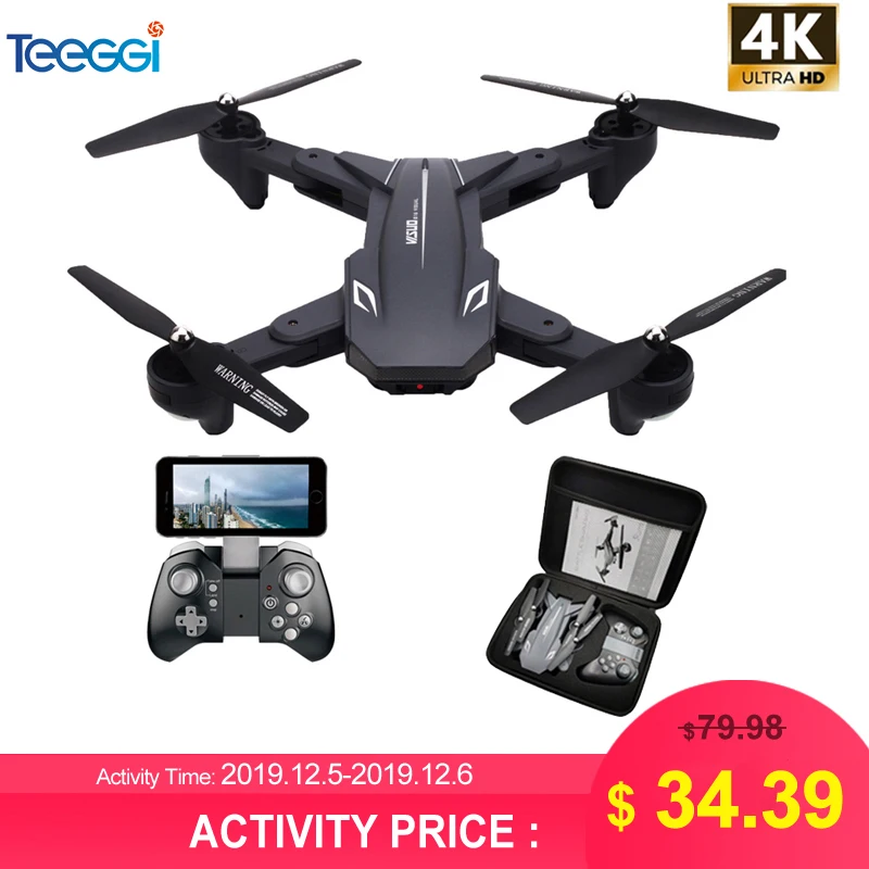 €31.43 57% de DESCUENTO|Cuaderno visual XS816 WiFi FPV Drone RC Drone 4 K cámara de flujo óptico 720 P Cámara Dual RC Quadcopter plegable Selfie RC del XS809S XS809HW SG106-in Helicópteros RC from Juguetes y pasatiempos on AliExpress 