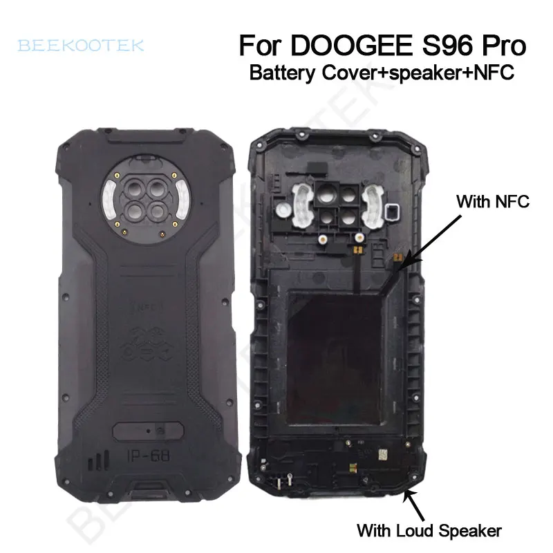 Durable Mobile Phone Back Case with Built-in Speaker and NFC Accessory