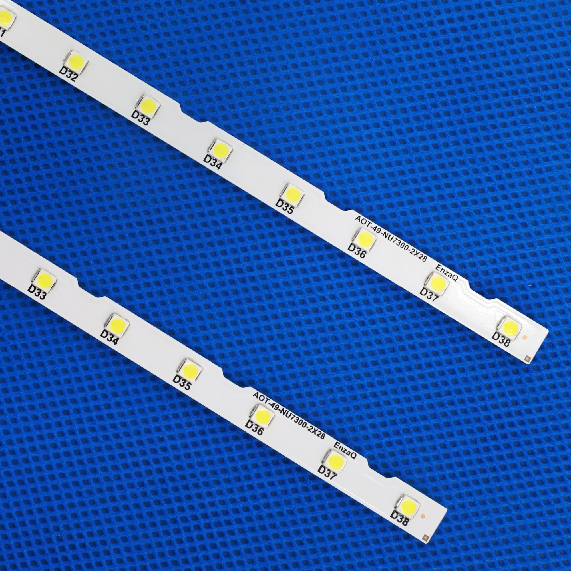 Led Backlight para Samsung Ue49nu7170 Un49nu7100 Ue49nu7140u Ue49nu7100 Bn6115483a Bn9645953a 45953b Lm4100630a 00557a - Imagem 3