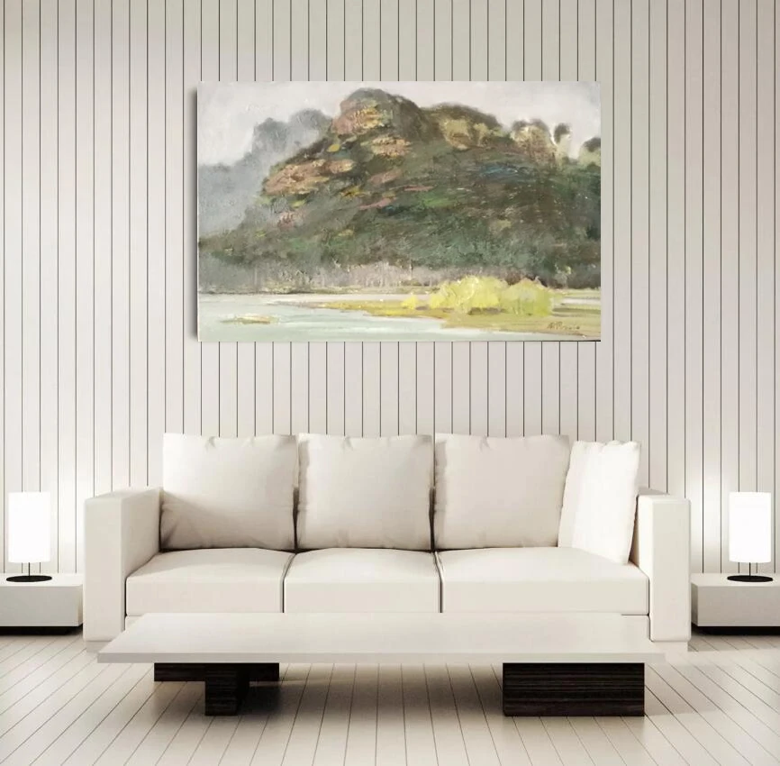 

Original Oil Painting Hand-Painted LivingRoom Painting Impression LandscapeOil painting Art Oil Painting Work MuralPorch Home De