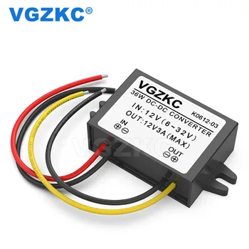 

12V24V to 12V 3A DC power converter 12V to 12V regulated power supply module 24V to 12V 36W step-down