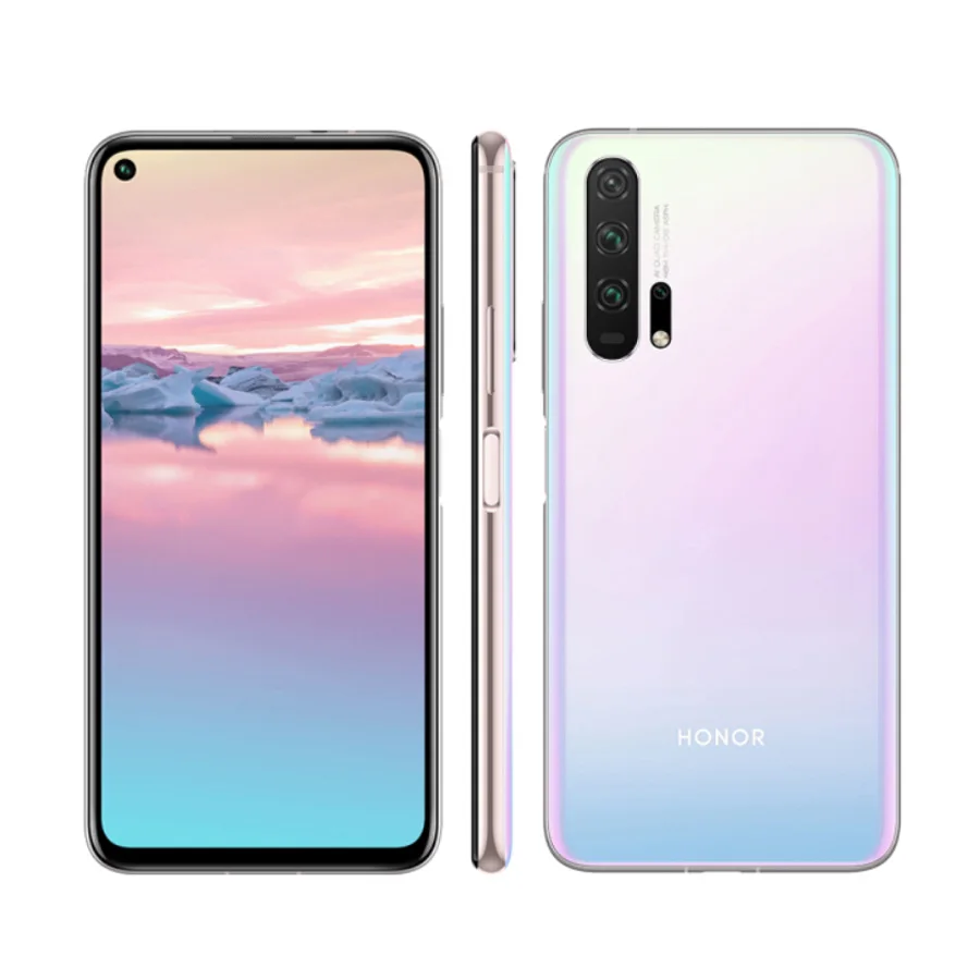 Мобильный телефон Honor 20 pro, 6,26 дюймов, 8 ГБ ОЗУ, 128 Гб/256 Гб ПЗУ, Kirin 980 OctaCore, четыре тыловых камеры, 48 МП, 16 МП, 8 Мп, 2 МП, две sim-карты - Цвет: 8GB 128GB Ice white