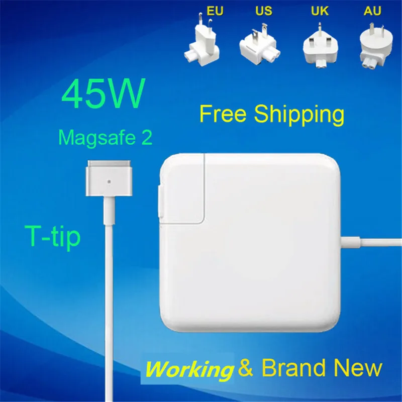 

100% New! 14.85V 3.05A 45W Laptop MagSaf* 2 Power Adapter Charger For Apple MacBook Air 11'' 13'' A1436 A1465 A1466