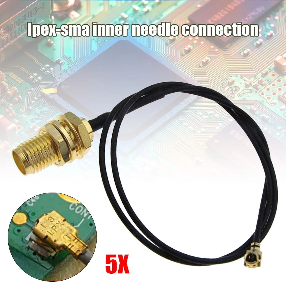 5 шт./комплект удлинитель UFL к RP SMA разъем антенна WiFi кабель Pigtail IPX RP-SMA 1 13 C66 |