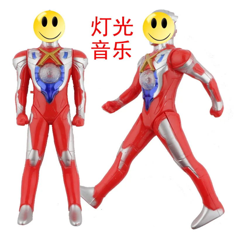 

Colorful Projection Universe Children Superman Sound Making Shining Superman Electric Toys Yiwu Stall Toy Supply of Goods
