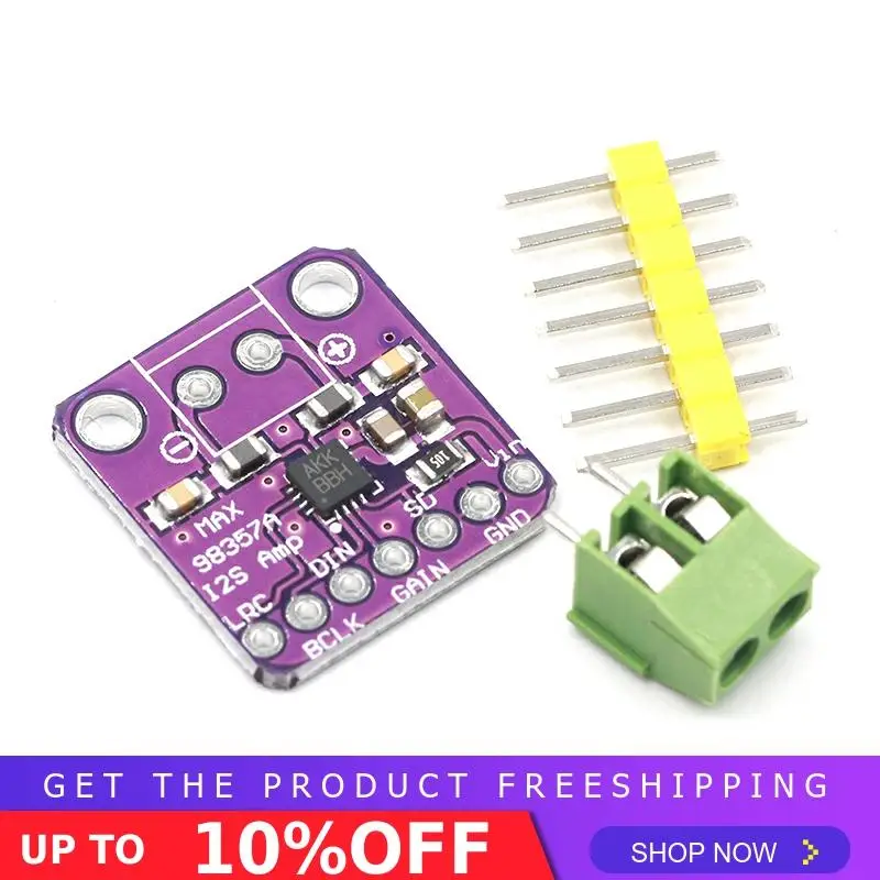 Max98357 3 Вт усилитель класса D Breakout интерфейс ies Dac декодер модуль без фильтра аудио плата для Raspberry Pi Esp32