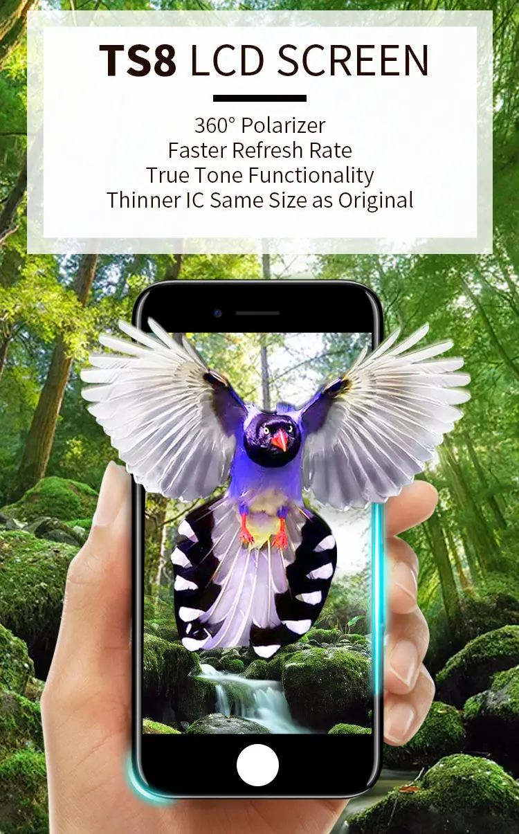 TS8 lcd для iPhone 7 7G lcd дисплей+ сенсорный экран дигитайзер сборка замена аксессуары для iPhone7 4," lcd-экраны