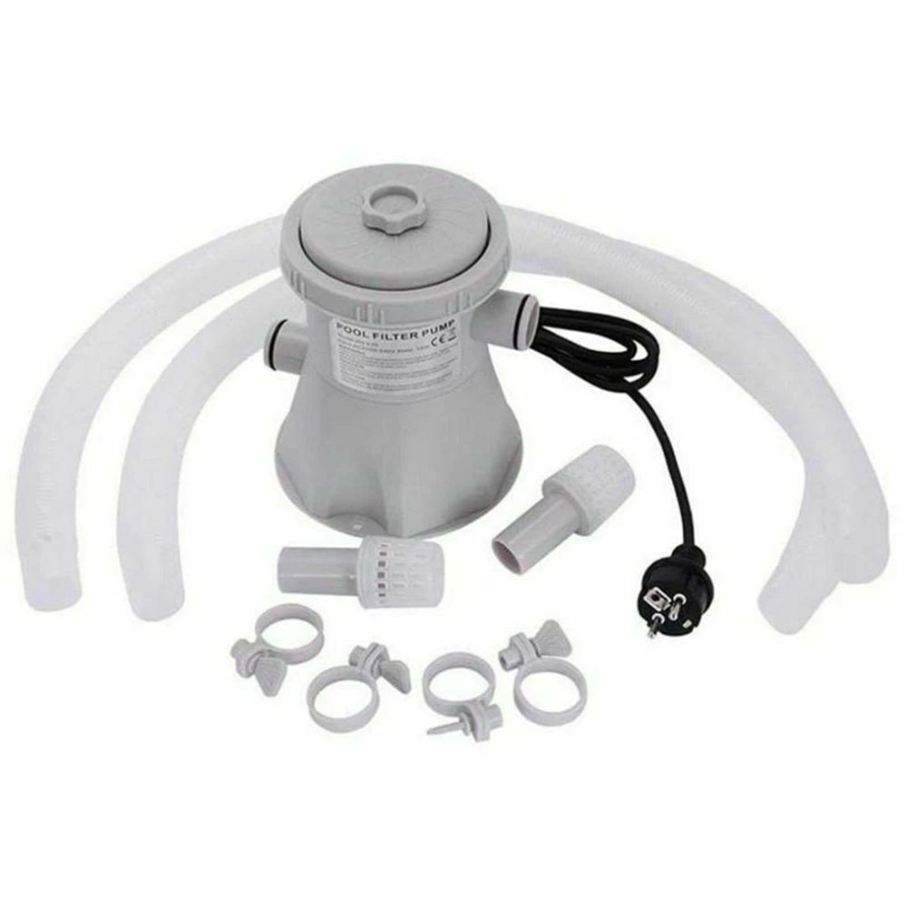 

220V EU Plug Electric Pool Filter Pump For Swimming Pools Cleaning Tool Filter Set Swimming Pool Circulation Filter Water Pump