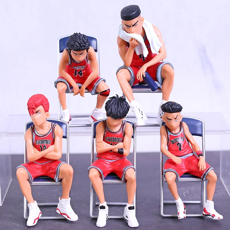 Slam Dunk Figures Hanamichi Sakuragi Rukawa Kaede Akagi Takenori Miyagi Ryota Shohoku Basketball Player Model Toys | Игрушки и хобби