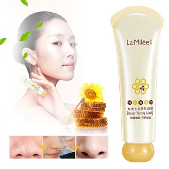 

Clean Pores Oil Control Smooth Honey Tearing Mask Moisturizing Firming Facial Care Shrink Peel Painless Home Skin Tool Girl