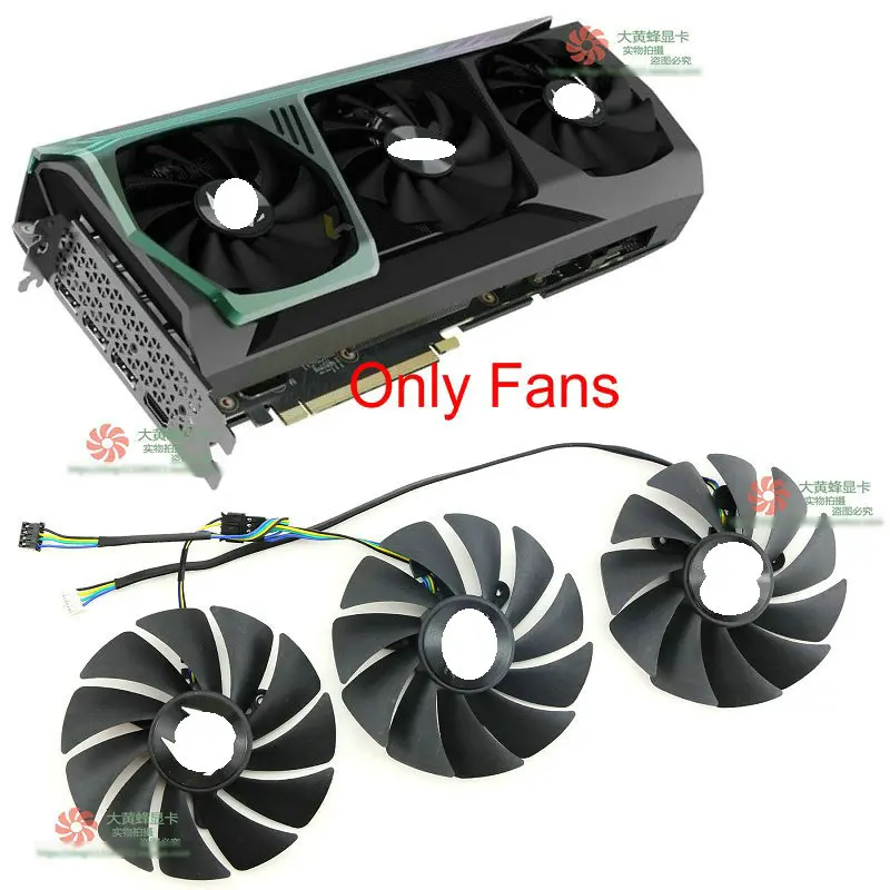 Nuovo Per Zotac Rtx3090 Rtx30080Ti Rtx3080 Rtx3070Ti Amp Schede Video Grafiche Ventola Di Raffreddamento Ga92S2U