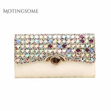 Женские клатчи на каждый день, Большая вместительная вечерняя сумка, украшенная бриллиантами, через плечо, сумка-мессенджер, клатч, кошелек, новинка