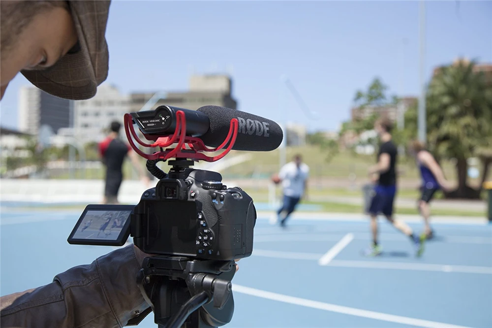 YIXIANG агент Rode VideoMic на камера установлен дробовик микрофон для Canon T3i 5D2 7D 60D 70D 5D3 Nikon D800 D600 D700