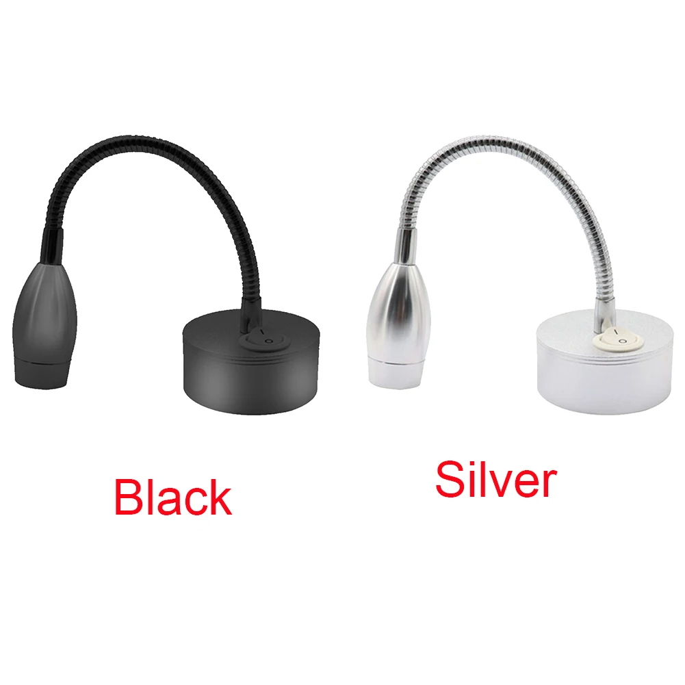  12V Bed Lamp 360 Degree Rotation Multipurpose Campers Led RV Reading Light Adjustable Portable Butt