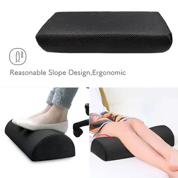 

Office Rest Pad Semi-circular Cushion Foot Pad Clip Leg Comfort Easy Clean Long Flights to Relax Home Car Accessories