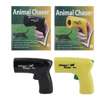  ChanFong Ultrasonic Dog Cat Repeller Infrared Laser Chaser Mini Portable Animal Trainer Bark Stop Control Device Pet Supplies 